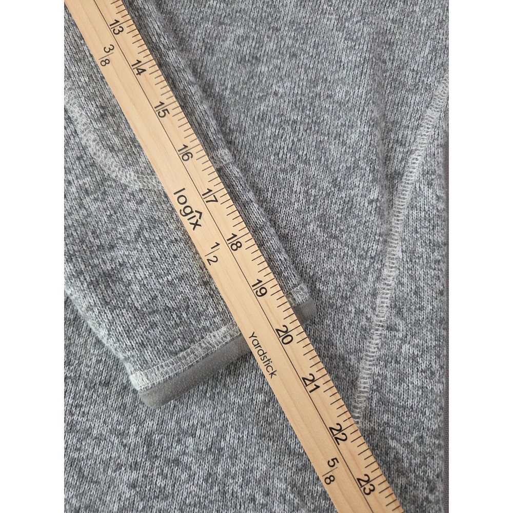 Patagonia Sweatshirt Youth Extra Large 14 Heather Gray Outdoor Fleece Sweater - Picture 6 of 6